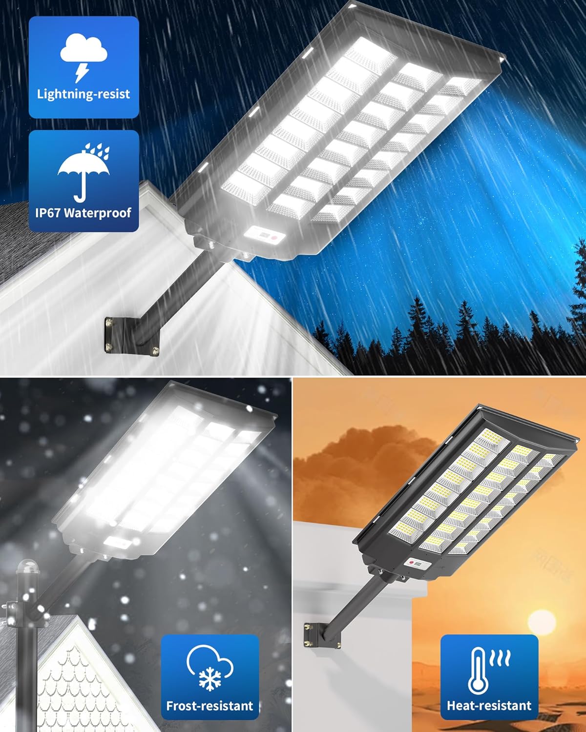 Gefolly SL - 7200W Solar Street Light Outdoor - Gefolly