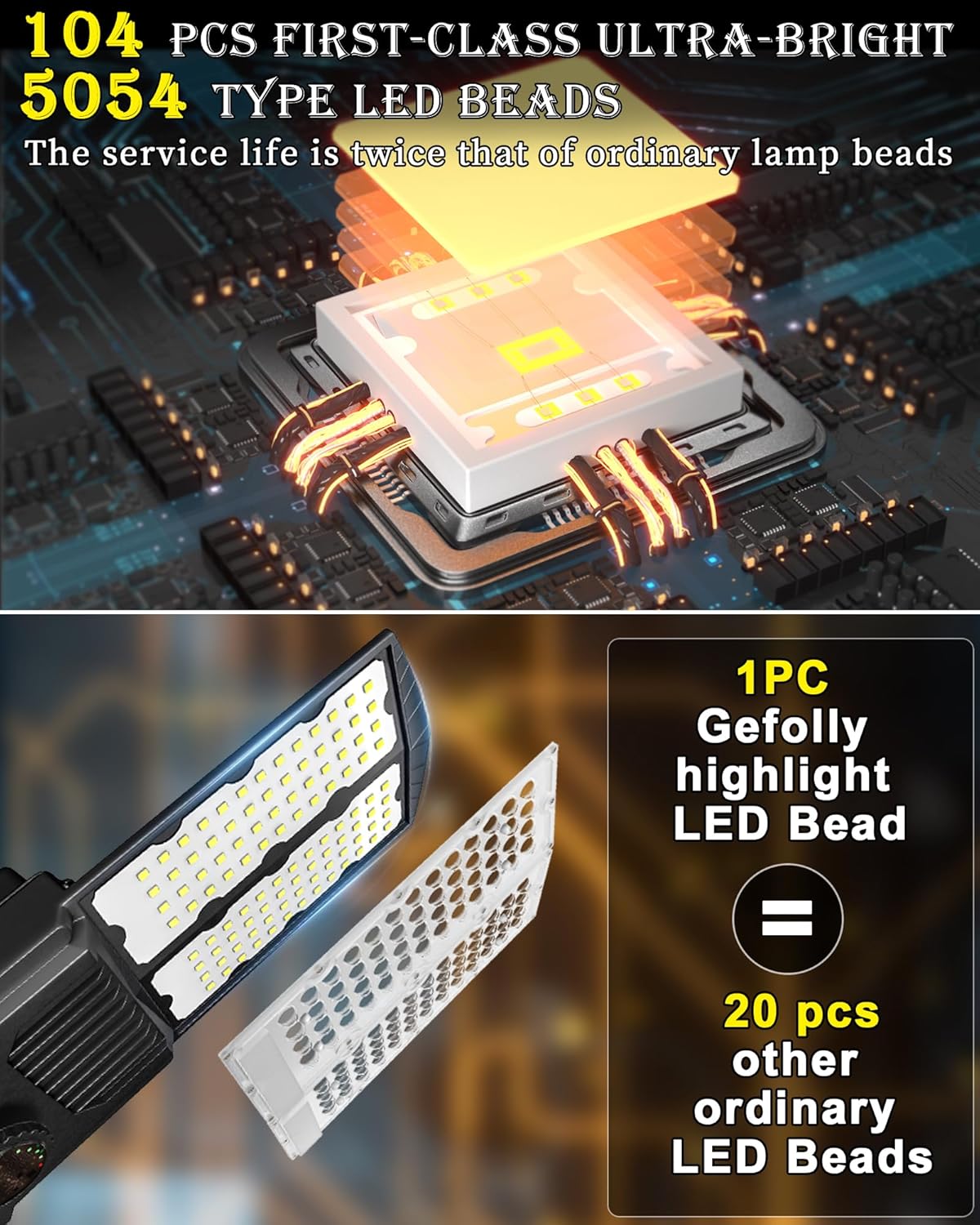Gefolly SL - 7500W Solar Street Lights Outdoor - Gefolly
