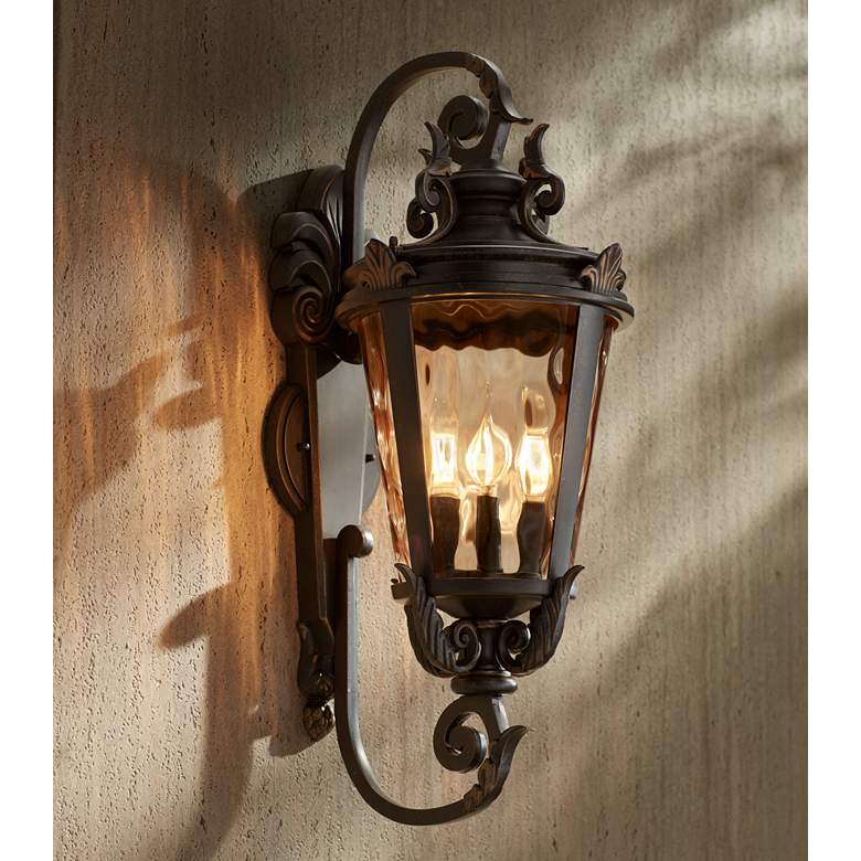 Nozday Casa Marseille 27 1/2" High Bronze Outdoor Wall Light - Gefolly