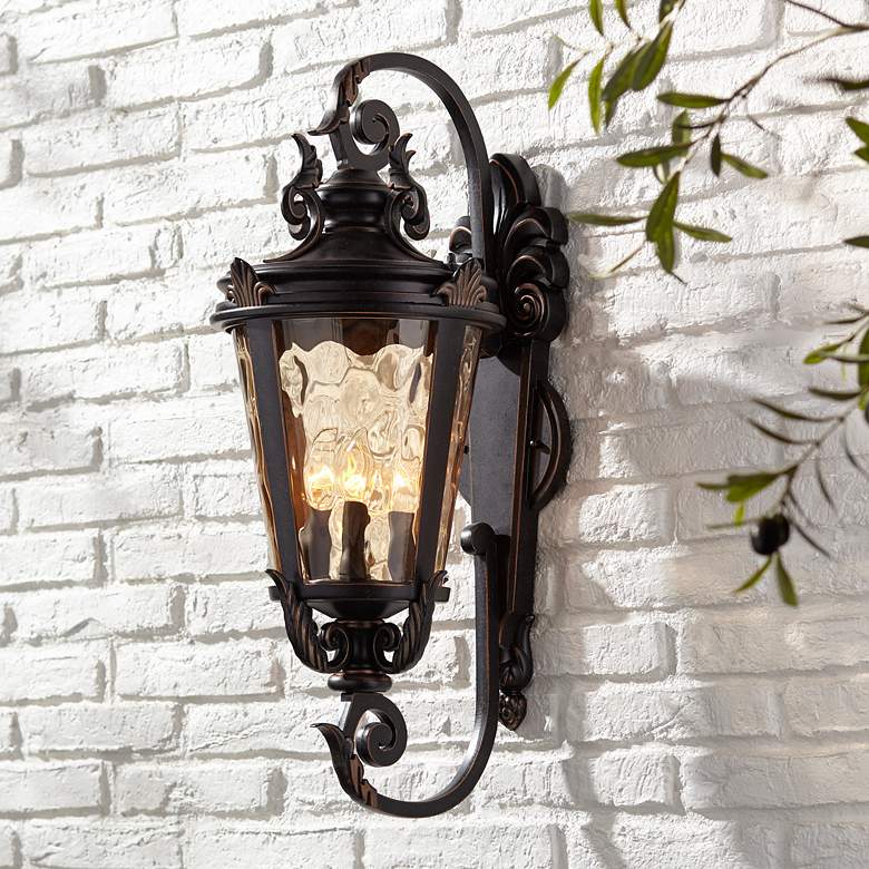 Nozday Casa Marseille 27 1/2" High Bronze Outdoor Wall Light - Gefolly